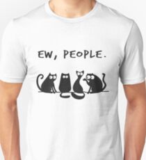EW-LEUTE CAT-LIEBHABER-T-SHIRT Slim Fit T-Shirt