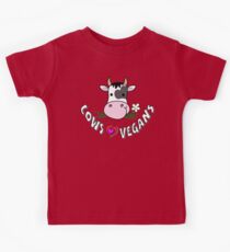 Cows Love Vegans - Happy Cows Kids Tee