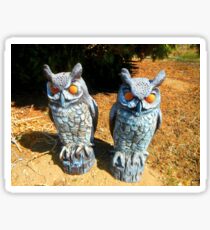 owl friends saturated 2 04/06/18 Sticker