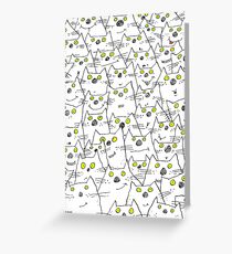 All Cat Eyes Are On You Greeting Card