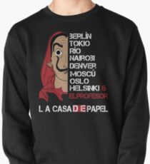 LA CASA DE PAPEL ACTORS - LACASA DE PAPEL ACTOR -La casa de papel TV Series Pullover