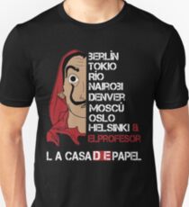 LA CASA DE PAPEL ACTORS - LACASA DE PAPEL ACTOR -La casa de papel TV Series Unisex T-Shirt