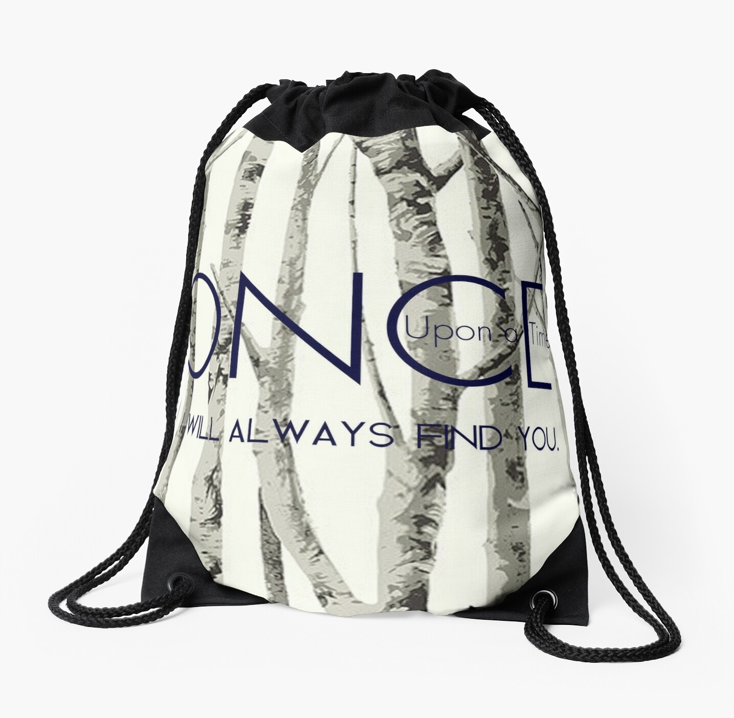 "Once Upon a Time (OUAT) - "I Will Always Find You."" Drawstring Bags