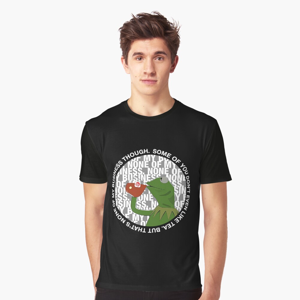 kermit sipping tea shirt