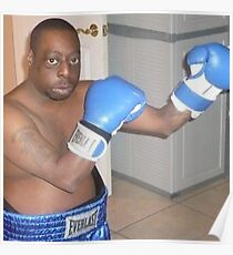 Beetlejuice green, boxing Poster
