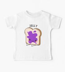 Camiseta para bebés Mantequilla de maní jalea el día de San Valentín