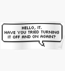 Hello, IT. Poster