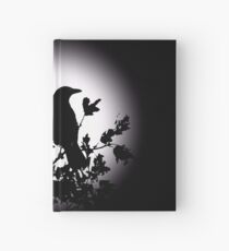 Amsel im Schattenbild Notizbuch