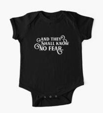 And They Shall Know No Fear Wargaming Quotes One Piece - Short Sleeve