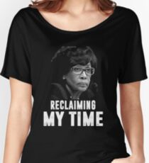 Reclaiming My Time T-Shirt - Waters Saying Women's Relaxed Fit T-Shirt