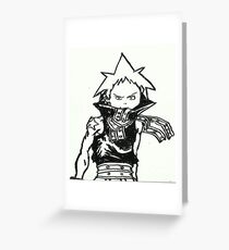 Black-Star! Greeting Card