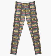A Day without Beer Leggings