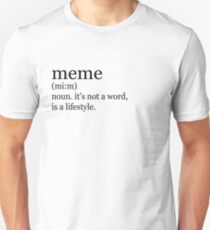 MEME dictionary Unisex T-Shirt