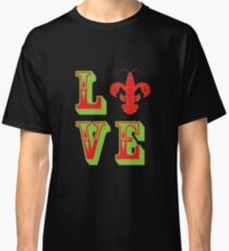 LOVE Crawfish Boil Mardi Gras Cute Craw Daddy Classic T-Shirt