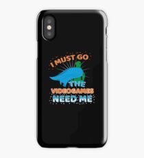 Funny Videogame Shirt iPhone Case