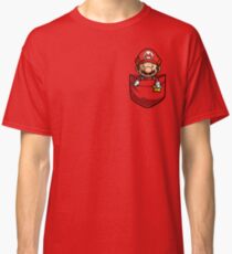 Pocket Mario Tshirt Classic T-Shirt