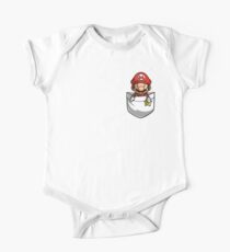 Tasche Mario T-Shirt Kurzärmeliger Einteiler