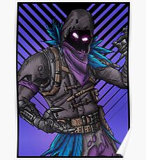 Raven - Fortnite Skin, Framed Poster