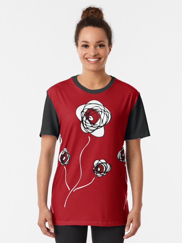 Alternate view of Ranunculus Graphic T-Shirt