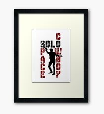 Solo, Space Cowboy Framed Print