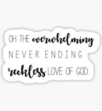 Reckless Love Sticker