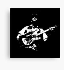 Dark Guitarist Canvas Print