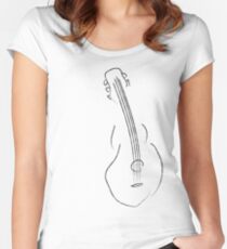 guitar Women's Fitted Scoop T-Shirt