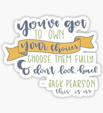 This is Us Quote Sticker