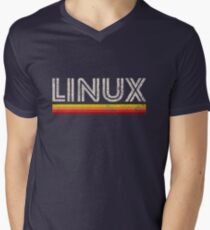 Linux Men's V-Neck T-Shirt