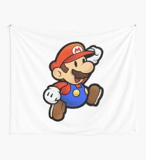 Jumping Mario Wall Tapestry