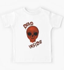 Dead Inside (red) Kids Tee