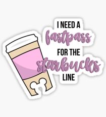Ich brauche Kaffee jetzt Sticker