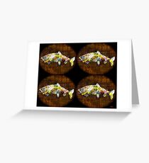 Fish and Bourbon Please Greeting Card