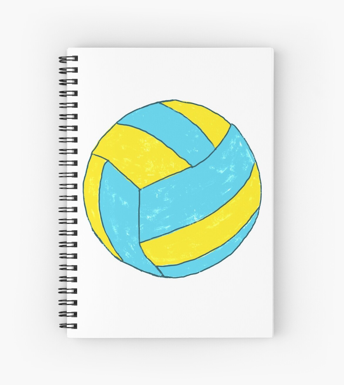"Cute volleyball ball" Spiral Notebook by VadimFromm Redbubble