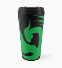 Chi Kappa Delta Dragons Round Emblem Travel Mug