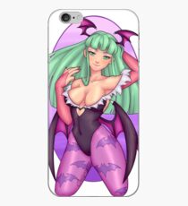 Vinilo o funda para iPhone Morrigan Darkstalkers Fanart