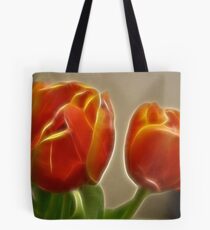 fractal tulips Tote Bag