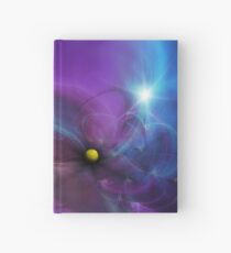 Gravitational Distort Space Abstract Art Hardcover Journal