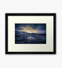 Mudeford Quay @ Dämmerung Gerahmtes Wandbild