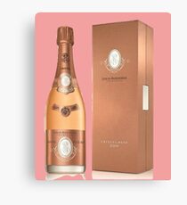 Louis Roederer Cristal Rose Champagne - Cristal Champagne Canvas Print