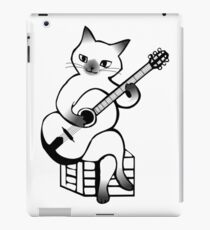 Cat musician iPad Case/Skin