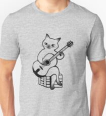 Cat musician Unisex T-Shirt