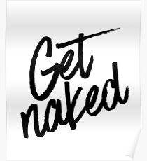 Get Naked / Hipster Teen Poster
