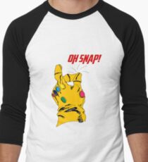 Thanos Infinity Gauntlet "Oh Snap!" Men's Baseball ¾ T-Shirt