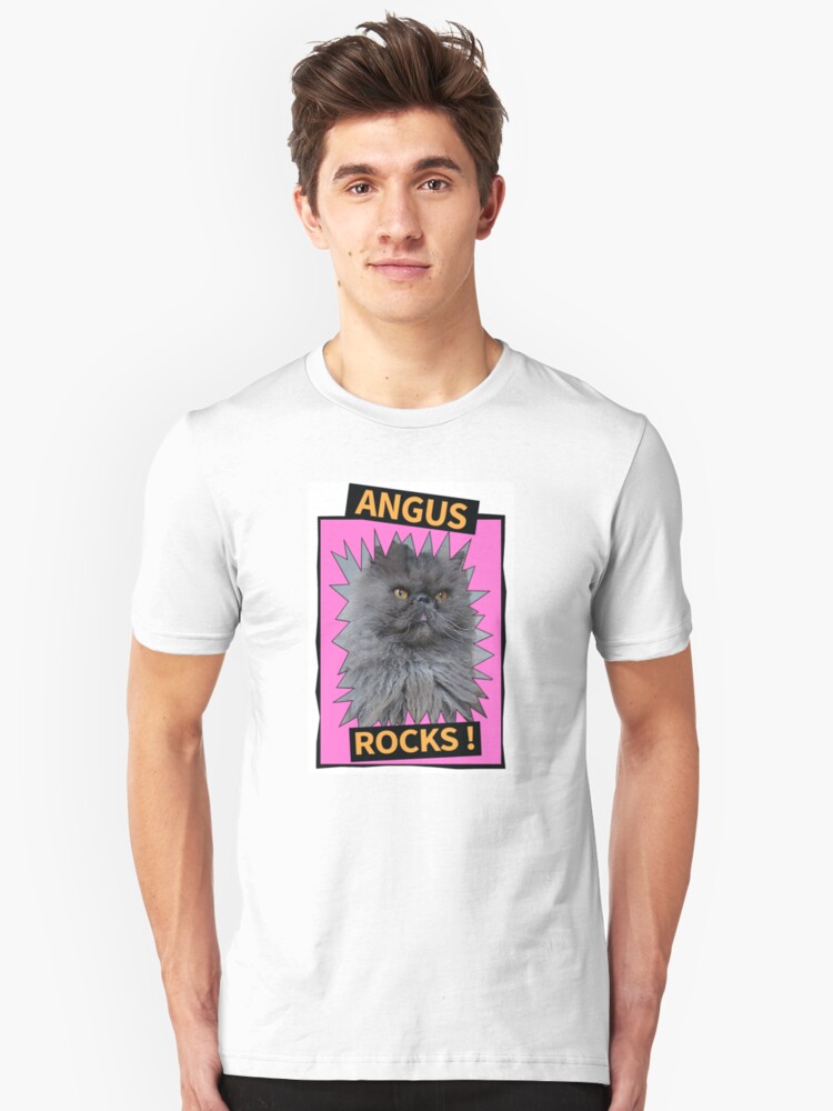 Angus Rocks T Shirt T Shirt By Sineadh Redbubble