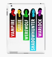 The Shadow World in Rainbow - White iPad Case/Skin