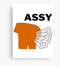 Assy - for those farty nights Canvas Print