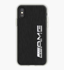 mercedes amg logo Steel iPhone Case