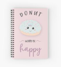 Donut Sorge sei glücklich Spiralblock