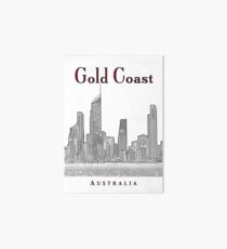 Gold Coast, Queensland, Australia – Skyline - Seaside Resort Art Board